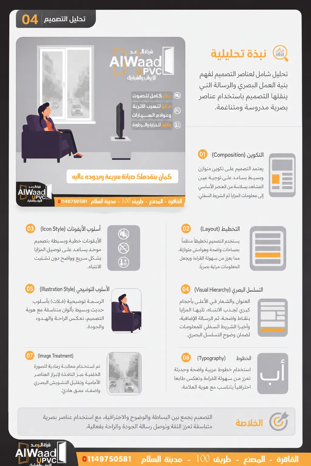ALWAAD UPVC — هوية تجارية — القاهرة — لقطة 5